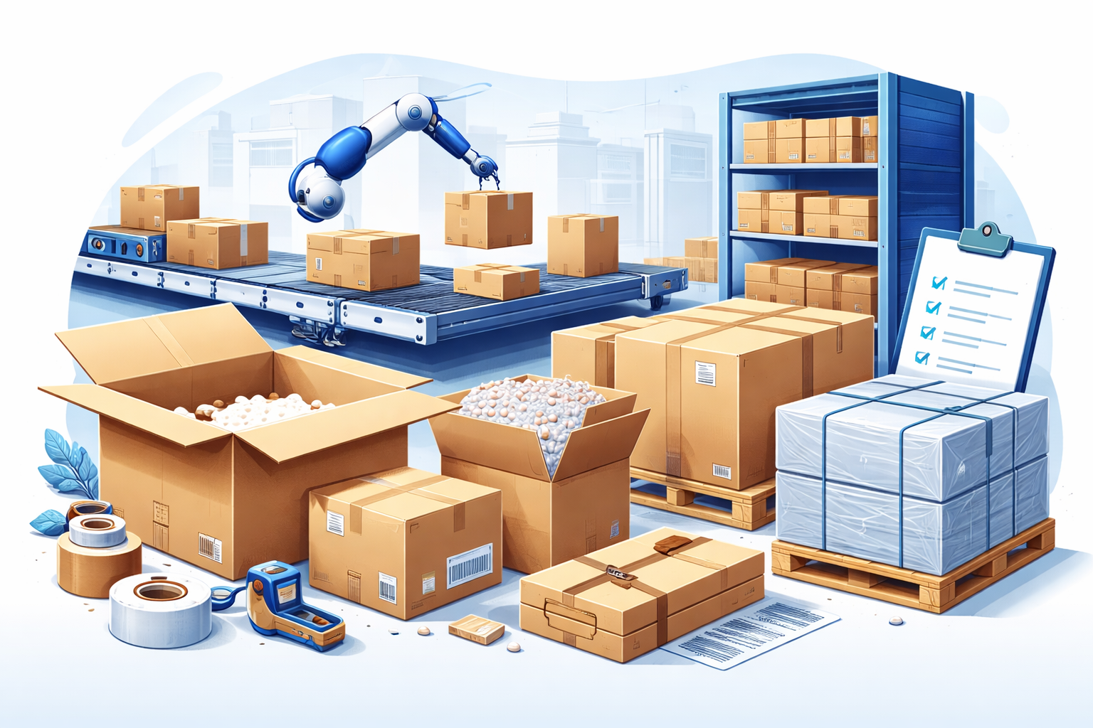 Packaging solutions illustration